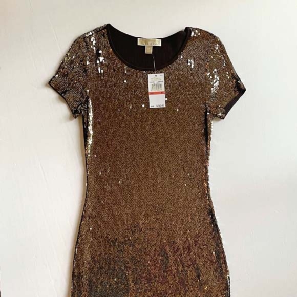 MICHAEL KORS SEQUIN DRESS NWT - Picture 7 of 8